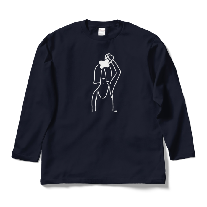 ロングスリーブTシャツ - L - ネイビー