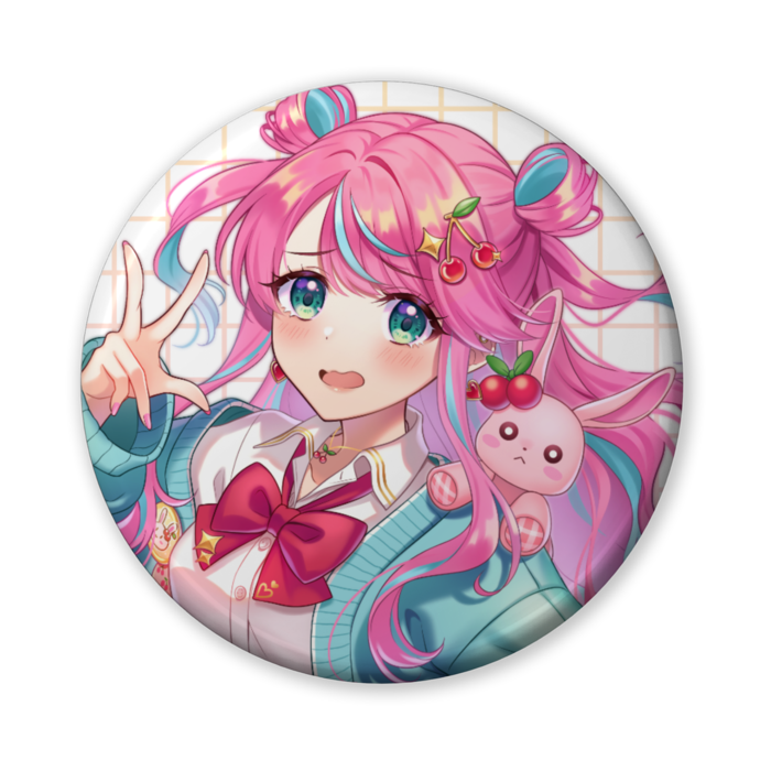 缶バッジ（困り顔） - 56mm