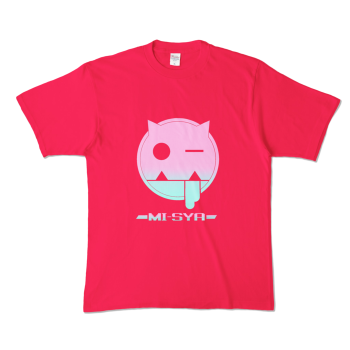 カラーTシャツ - XL - ホットピンク (濃色)