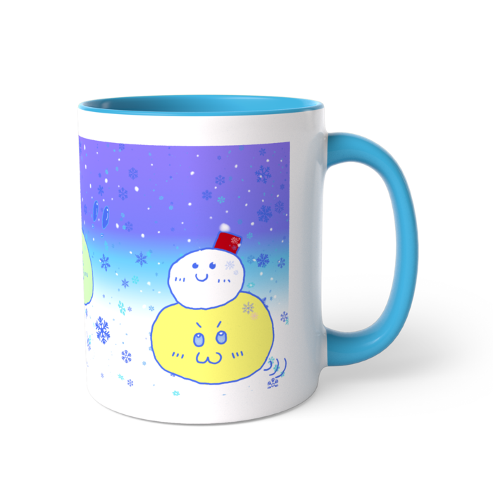 ツートンカラーマグカップ - 直径 8.2cm / 高さ 9.5cm