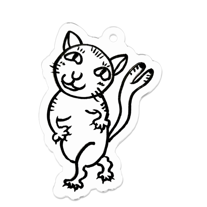 アクリルキーホルダー - 50 x 50 (mm)