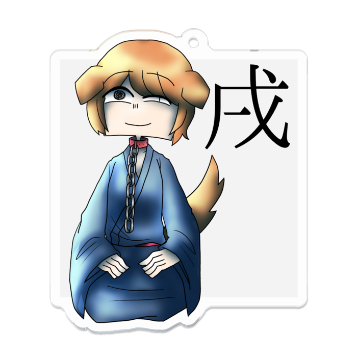 アクリルキーホルダー - 70 x 70 (mm)