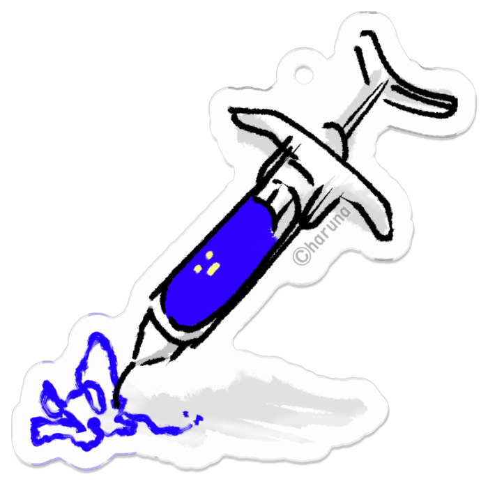 アクリルキーホルダー - 50 x 50 (mm)