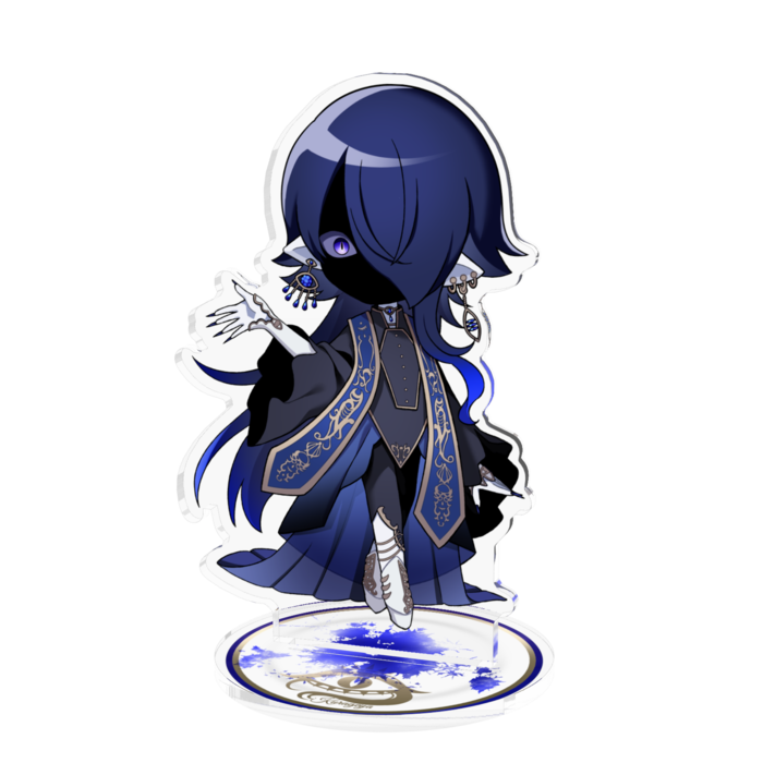 アクリルフィギュア - 黒顔100mm