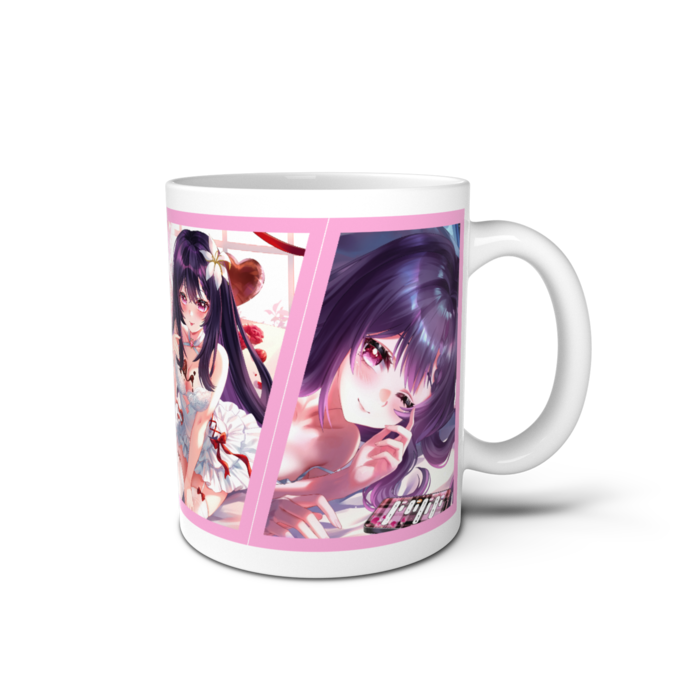 イラスト　マグカップ - 直径 8 cm / 高さ 9.5 cm