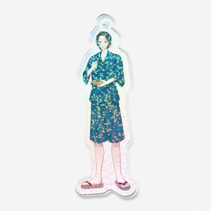 ホログラムアクリルキーホルダー - 70 × 70mm
