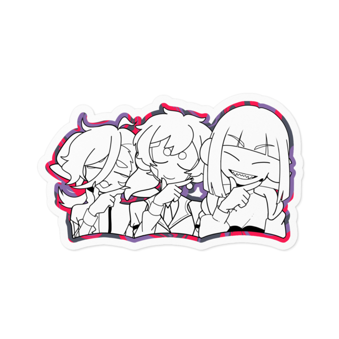 ステッカー - 100 x 100 (mm)