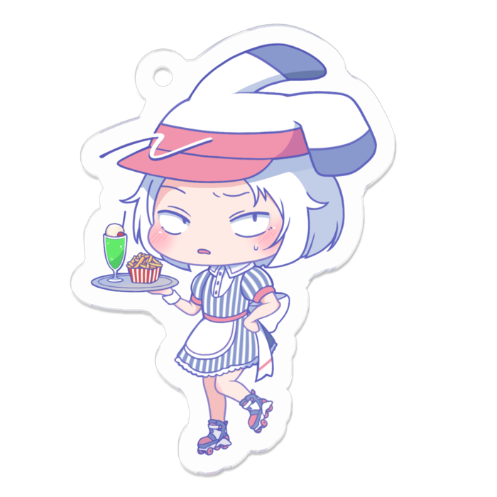 アクリルキーホルダー - 50 x 50 (mm)