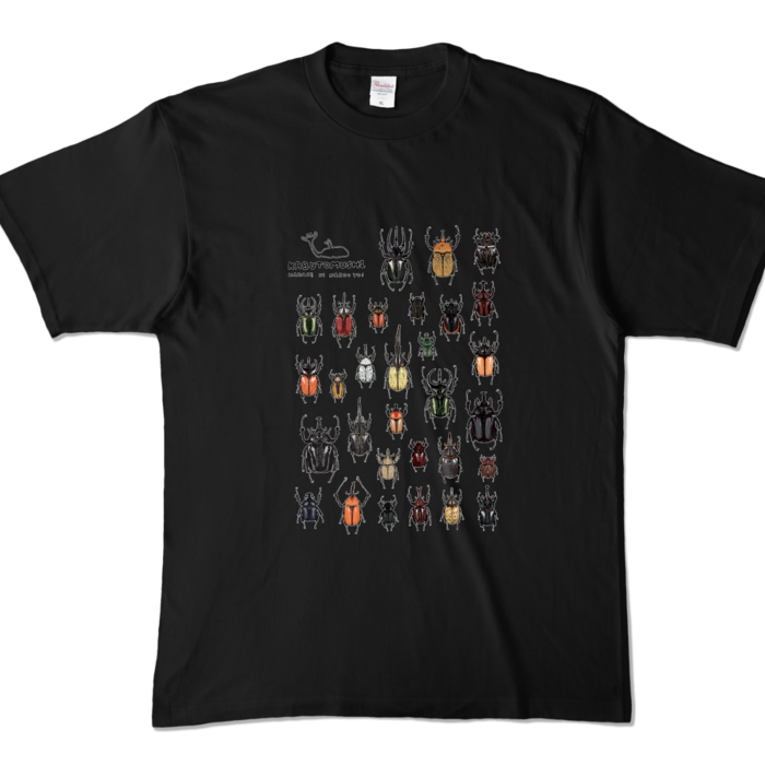 カラーTシャツ - XL - ブラック (濃色)