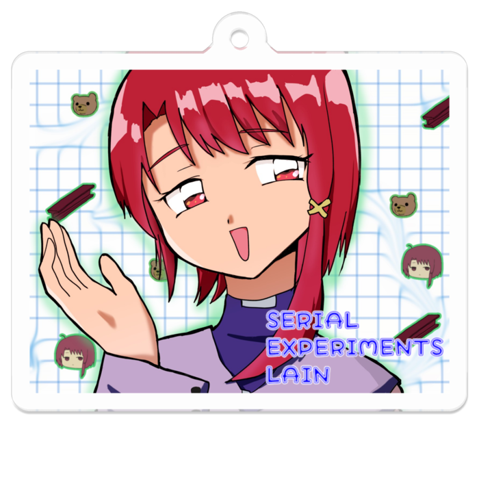アクリルキーホルダー - 50 x 50 (mm)