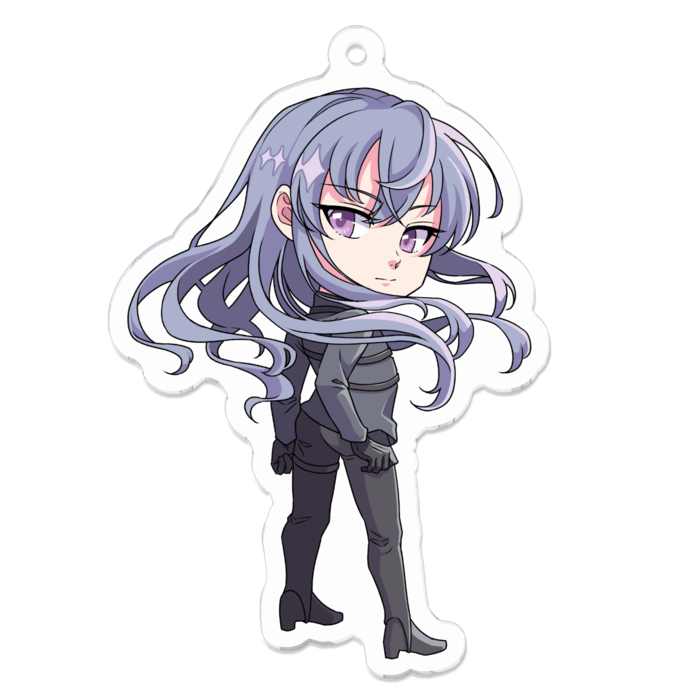 アクリルキーホルダー（コーティング） - 70 x 70 (mm)