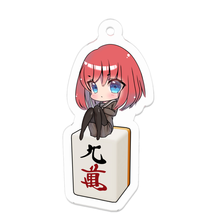 アクリルキーホルダー（コーティング） - 50 x 50 (mm)