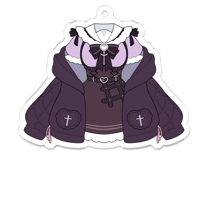 アクリルキーホルダー - 70 x 70 (mm)