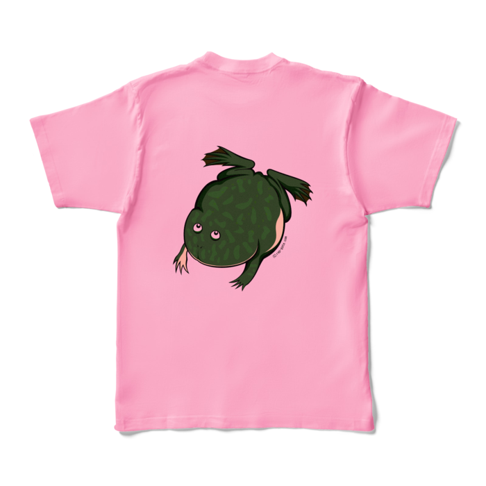 カラーTシャツ - XL - ピーチ (淡色)
