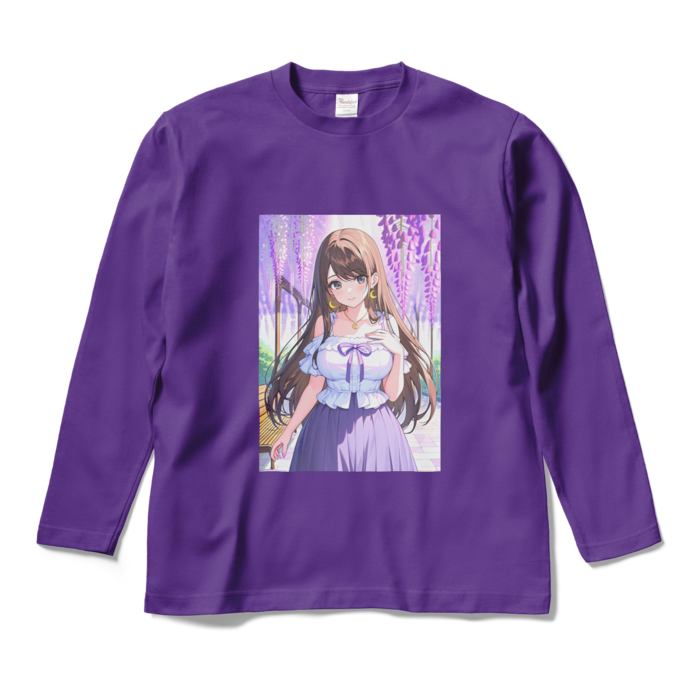 ロングスリーブTシャツ - M - パープル