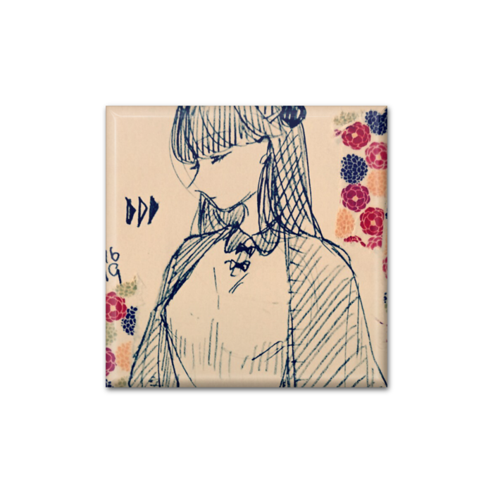 缶バッジ - 四角形40mm