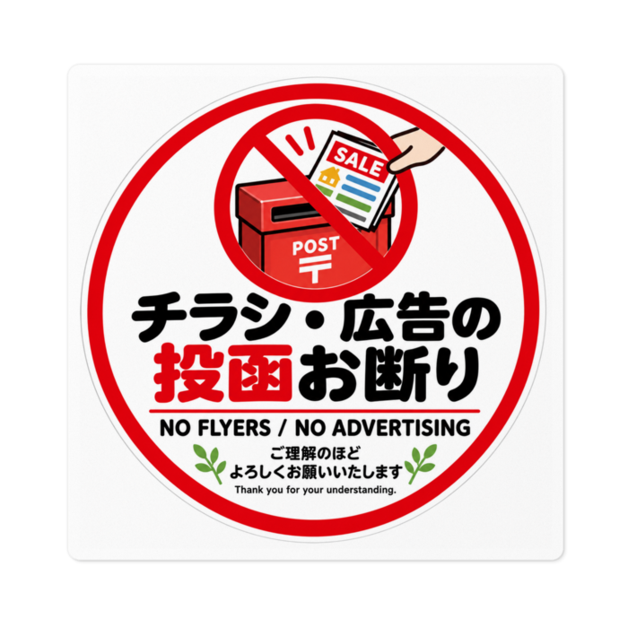 ステッカー - W100 × H100mm 以内