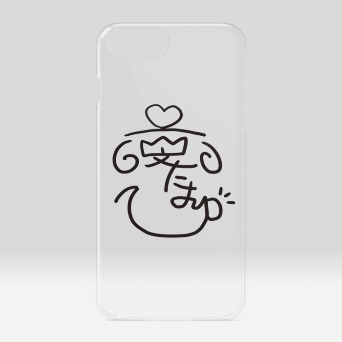 サイン入りiPhoneケース【くりあ】 - iPhone 6 Plus / 7 Plus / 8 Plus
