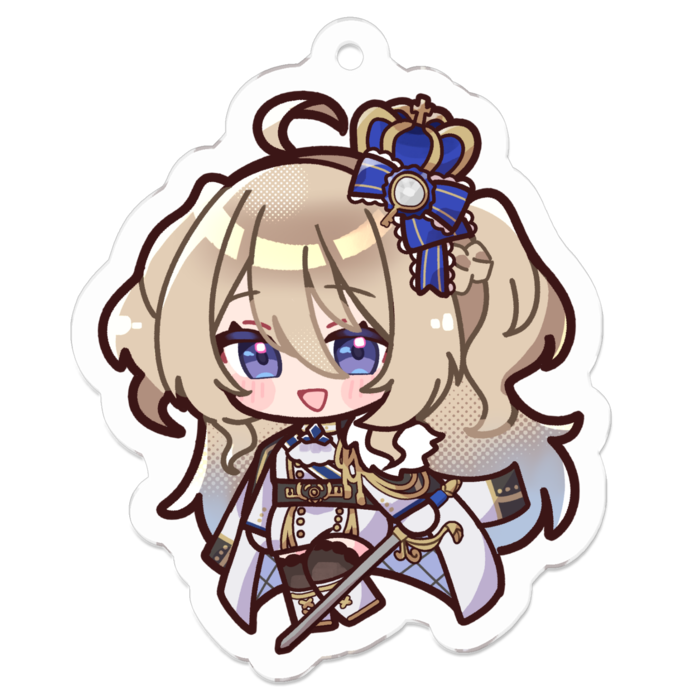 アクリルキーホルダー（笑顔） - 50 x 50 (mm)(1)