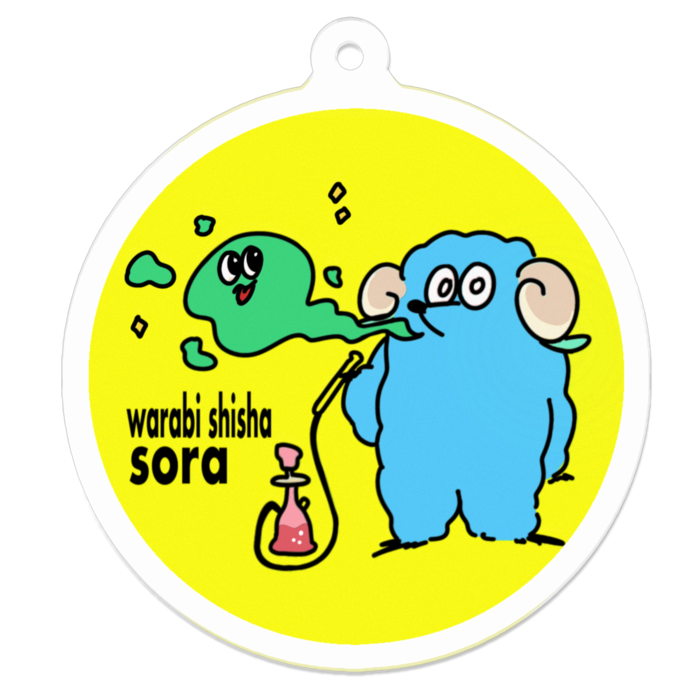 アクリルキーホルダー - 50 x 50 (mm)