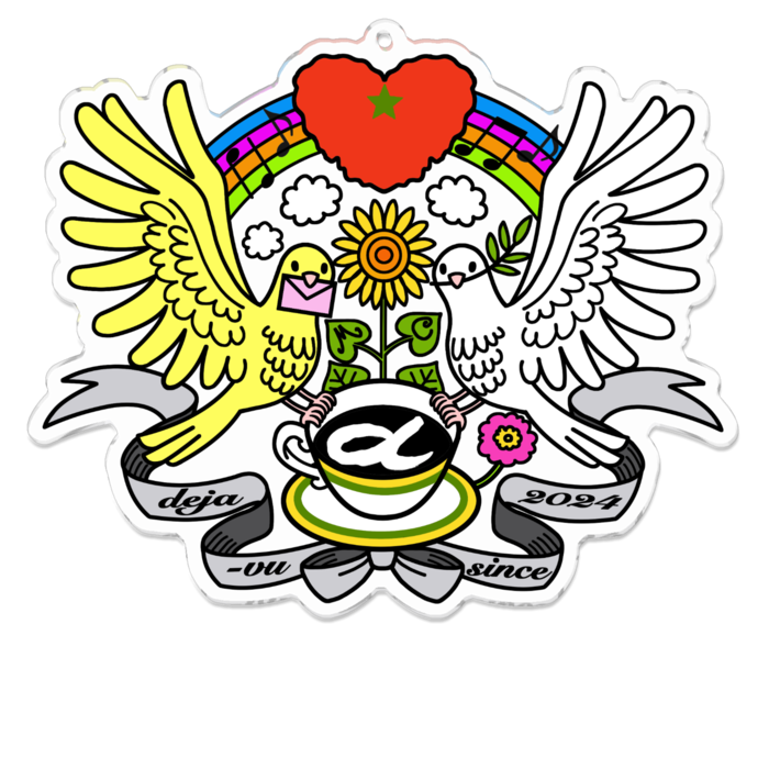 アクリルキーホルダー - 100 x 100 (mm)