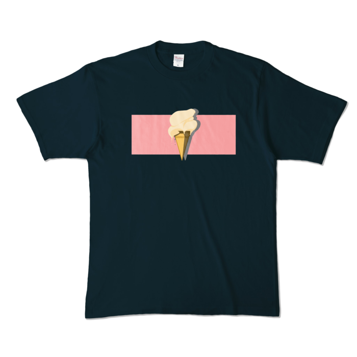 カラーTシャツ - XL - ネイビー (濃色)
