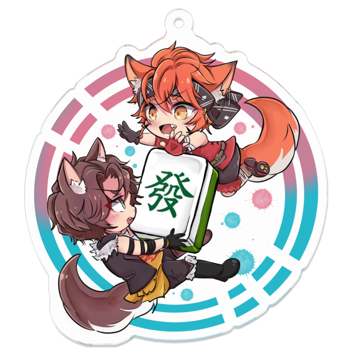 アクリルキーホルダー - 70 x 70 (mm)