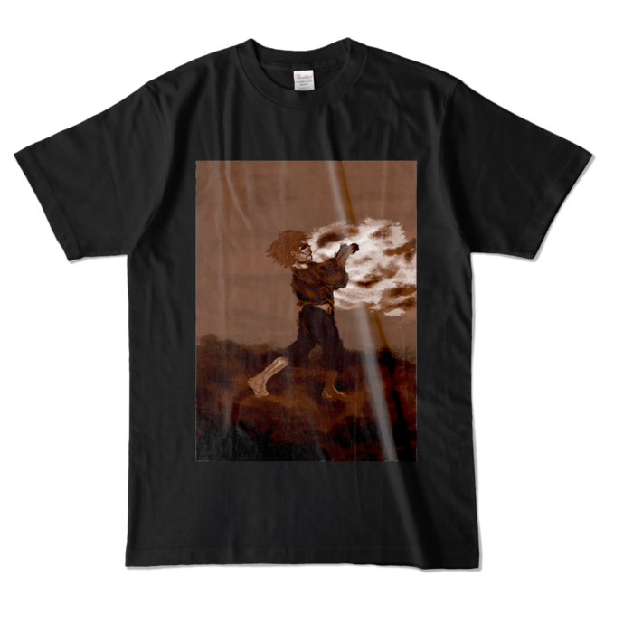 カラーTシャツ - L - ブラック (濃色)