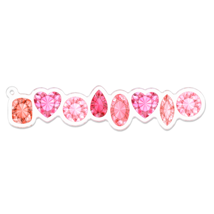 アクリルキーホルダー - 100 × 100 (mm)