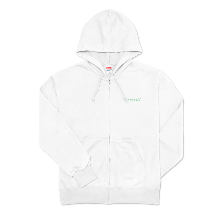 ジップパーカー - M - ホワイト