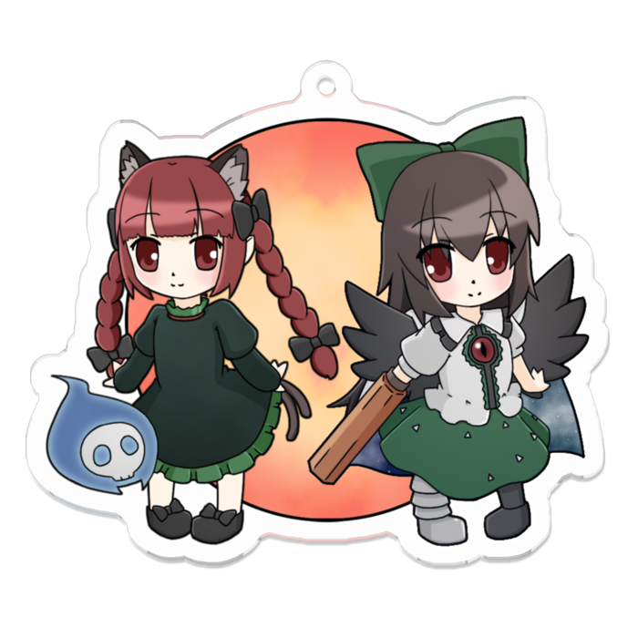 アクリルキーホルダー - 70 x 70 (mm)