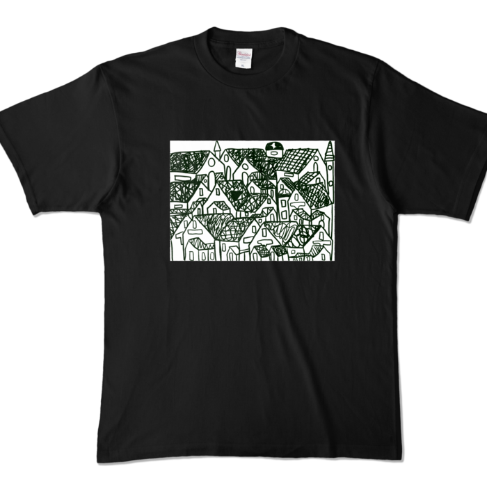 カラーTシャツ - XL - ブラック (濃色)