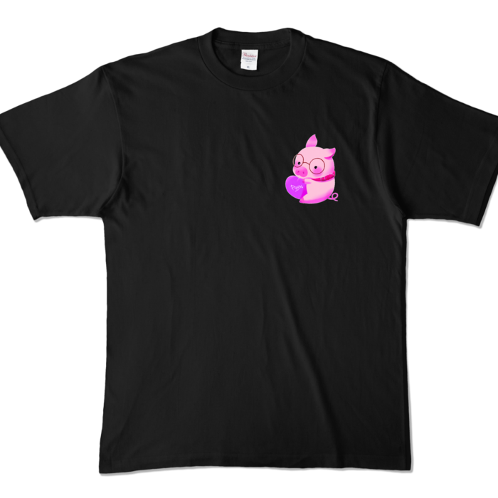 カラーTシャツ - XL - ブラック (濃色)