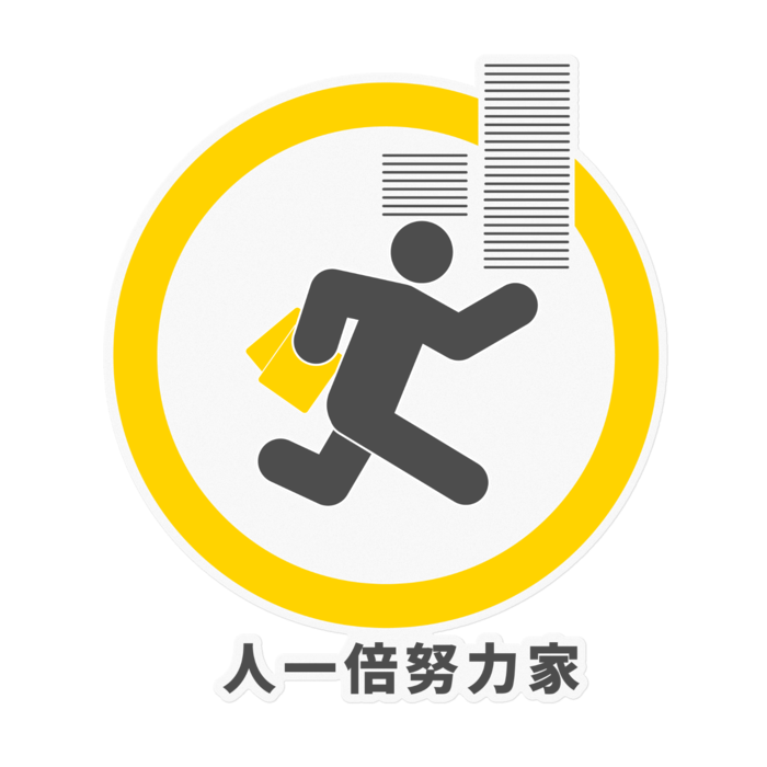 ステッカー - 160 x 160 (mm)(クリア)