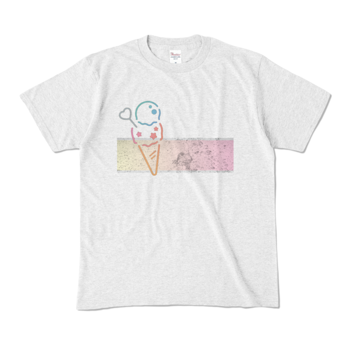 カラーTシャツ - M - アッシュ (淡色)