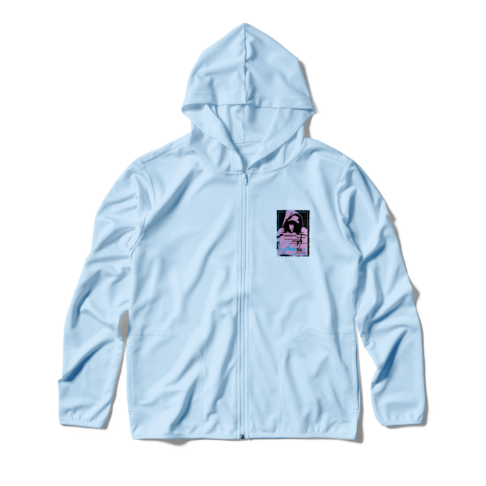 ジップパーカー - M - ライトブルー