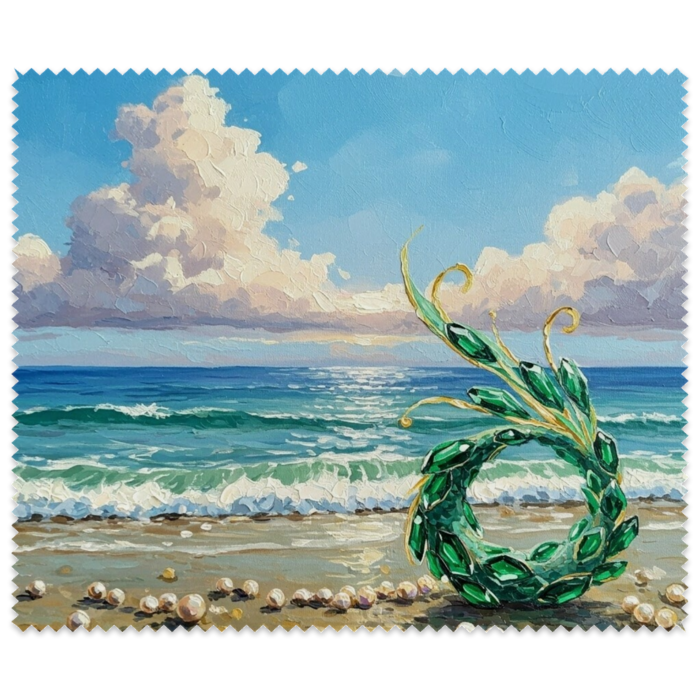 メガネ拭き海と緑の宝石A-2