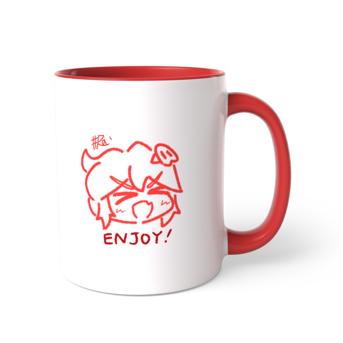 ツートンカラーマグカップ - 直径 8.2cm / 高さ 9.5cm
