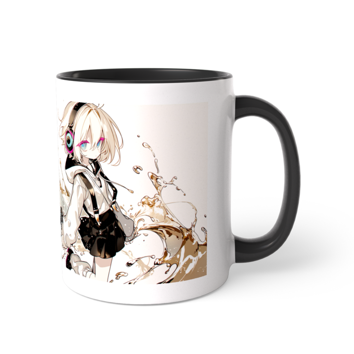 ツートンカラーマグカップ - 直径 8.2cm / 高さ 9.5cm