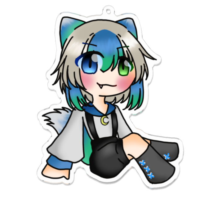 アクリルキーホルダー ver.倒魔 - 100 x 100 (mm)