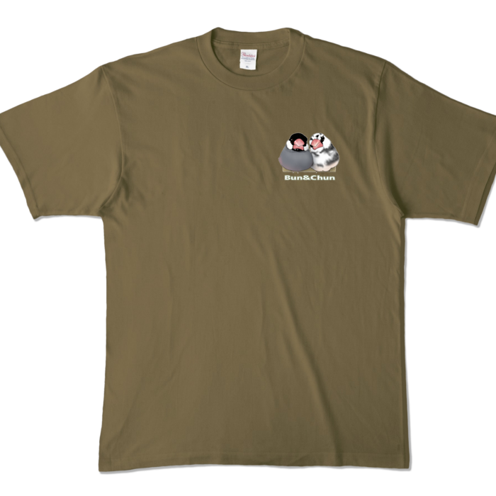 カラーTシャツ - XL - オリーブ （濃色）