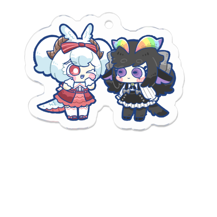 アクリルキーホルダー - 50 x 50 (mm)