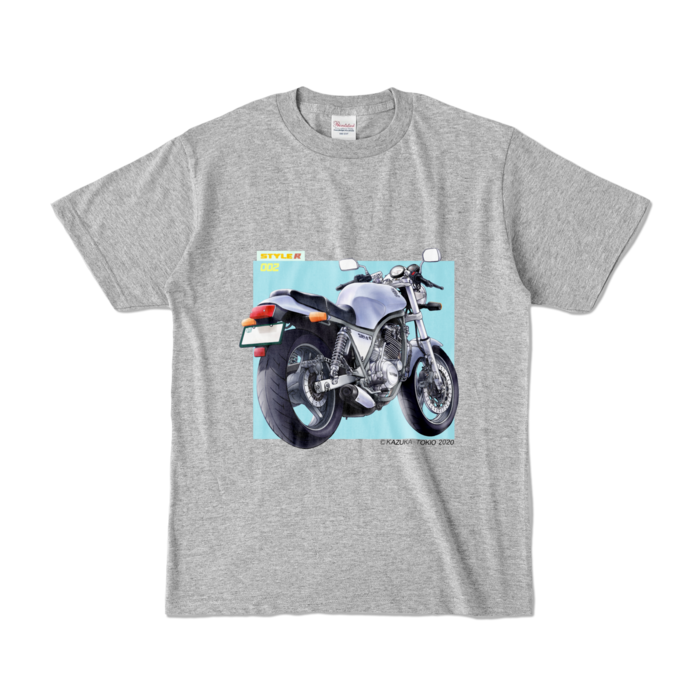 カラーTシャツ - S - 杢グレー (濃色)
