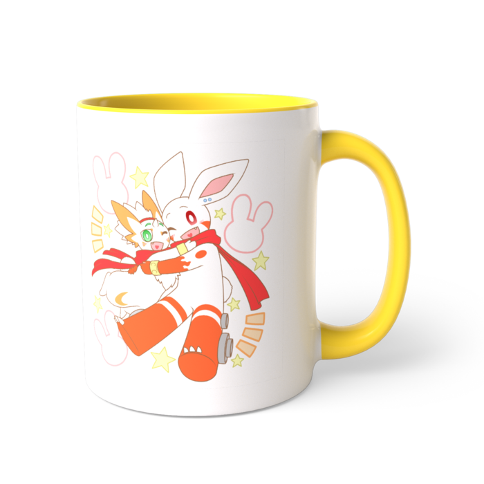 ツートンカラーマグカップ - 直径 8.2cm / 高さ 9.5cm(1)