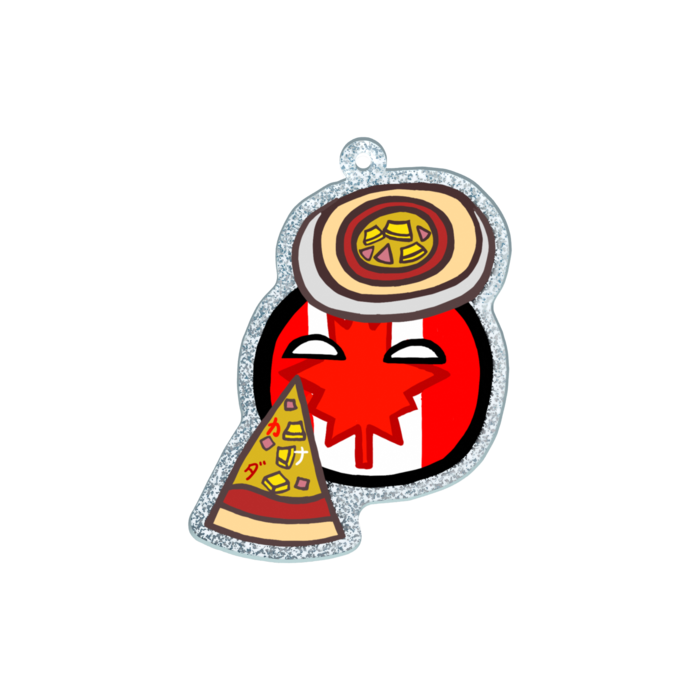 ラメアクリルキーホルダー - 70 × 70mm