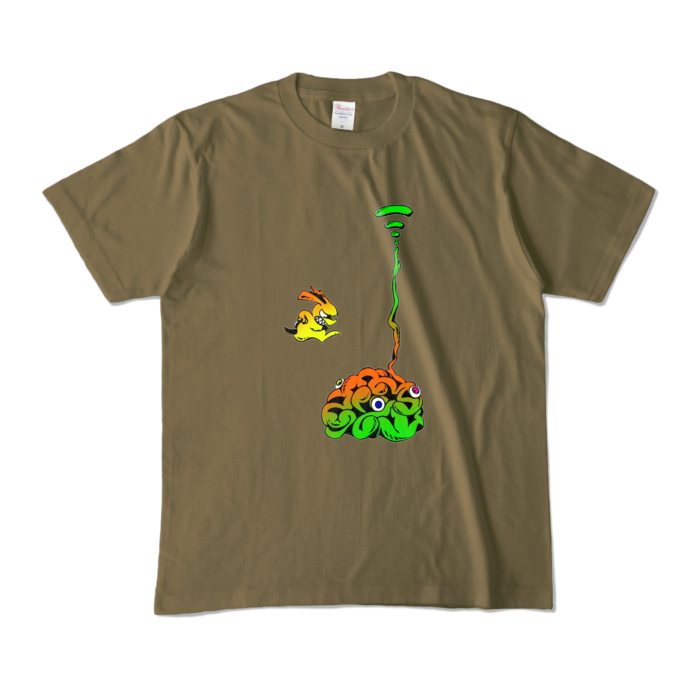 カラーTシャツ - M - オリーブ (濃色)(2)
