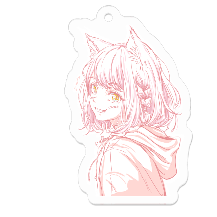 アクリルキーホルダー - 50 x 50 (mm)
