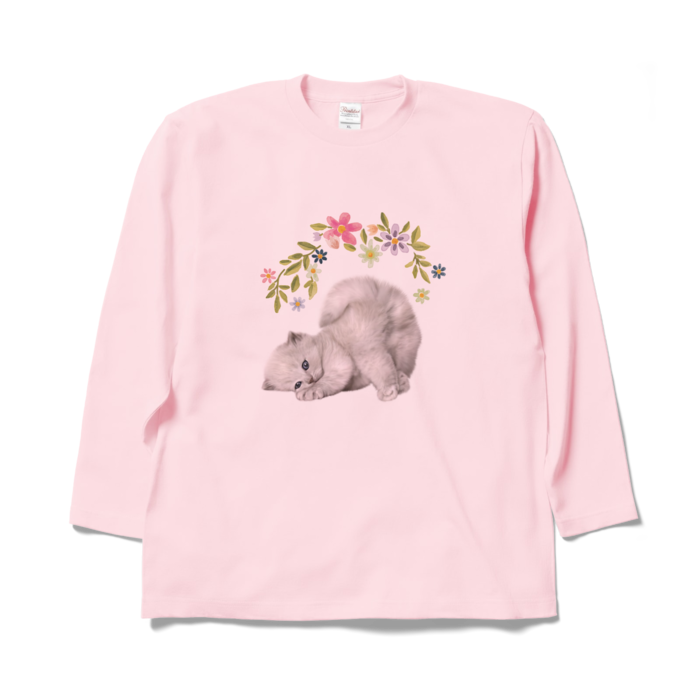 ロングスリーブTシャツ - XL - ライトピンク