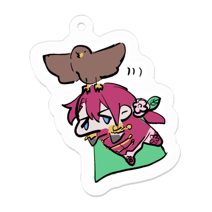 アクリルキーホルダー - 50 x 50 (mm)