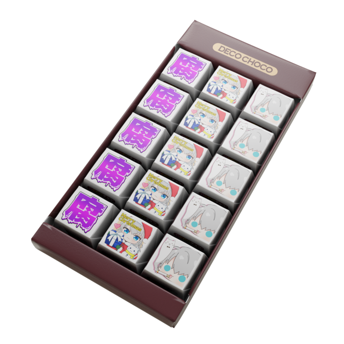 DECOチョコ - 列ごとにデザイン